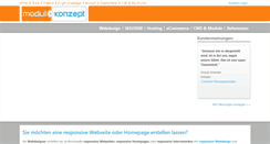 Desktop Screenshot of modulkonzept.de