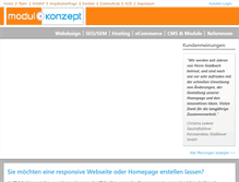 Tablet Screenshot of modulkonzept.de